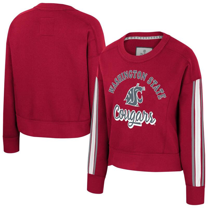 円形劇場 レディース トップス プルオーバー 汗水 Women\u0027s Colosseum Crimson Washington State Cougars Honeymoon Sweatshirt Wsc Red 赤いこと