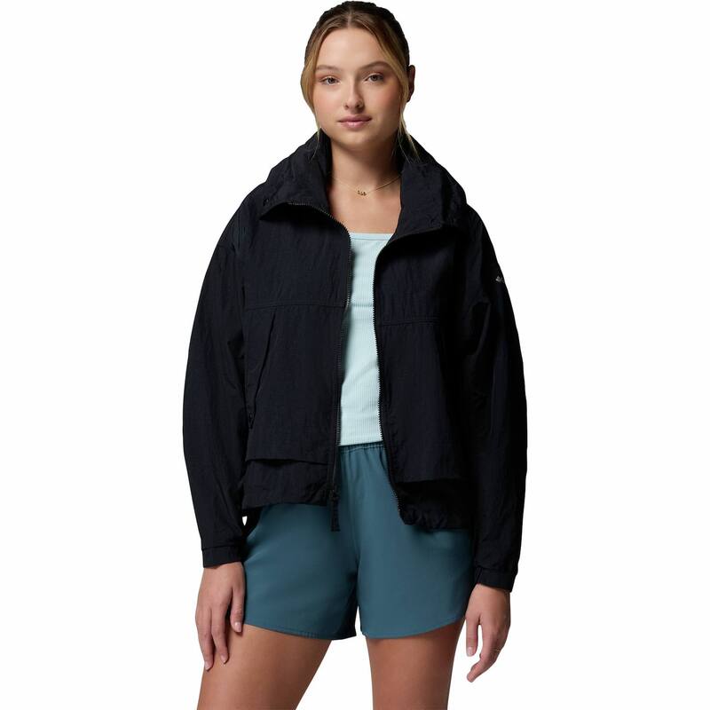 コロンビア レディース アウター ジャケット・ブルゾン Women's Columbia Paracutie II Windbreaker Jacket Black ブラック