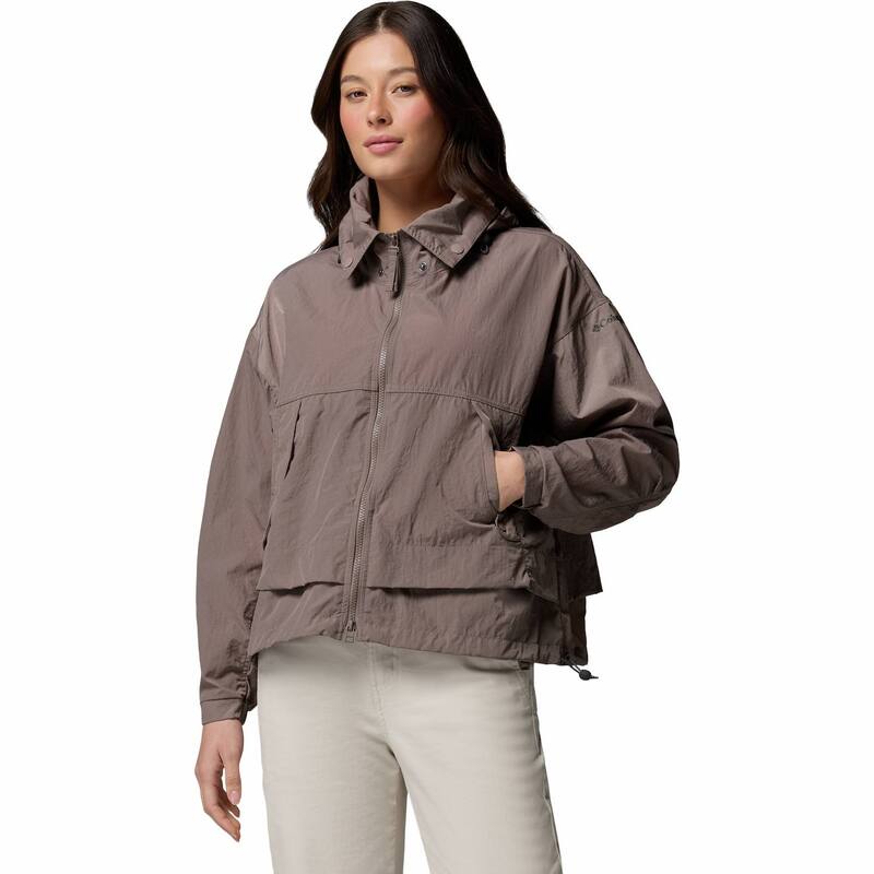 コロンビア レディース アウター ジャケット・ブルゾン Women Columbia Paracutie II Windbreaker Jacket Iron