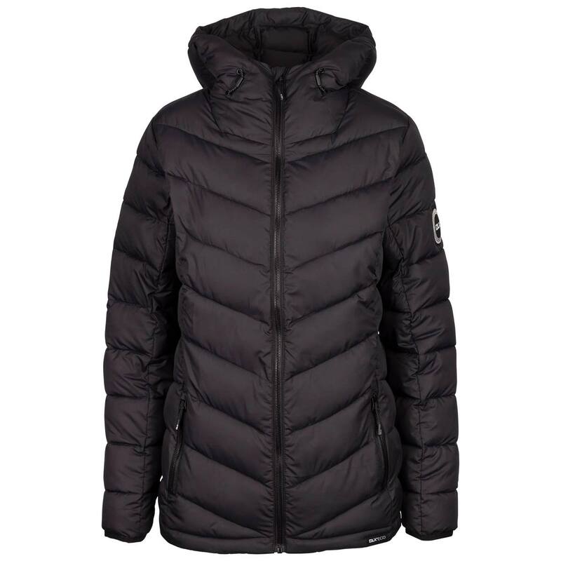 トレス通り手形 レディース アウター 上衣・上衣 Trespass Womens/Ladies Tonya DLX ECO Padded Jacket Black 黒いこと