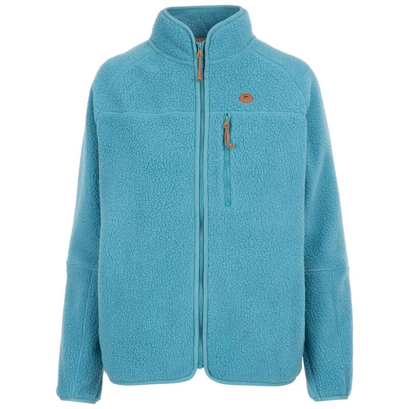 トレス通行手形 レディース アウター 上衣・上衣 なめし革 フリース Trespass Womens/Ladies Quake Leather Trim Fleece Jacket Storm Blue 青碧