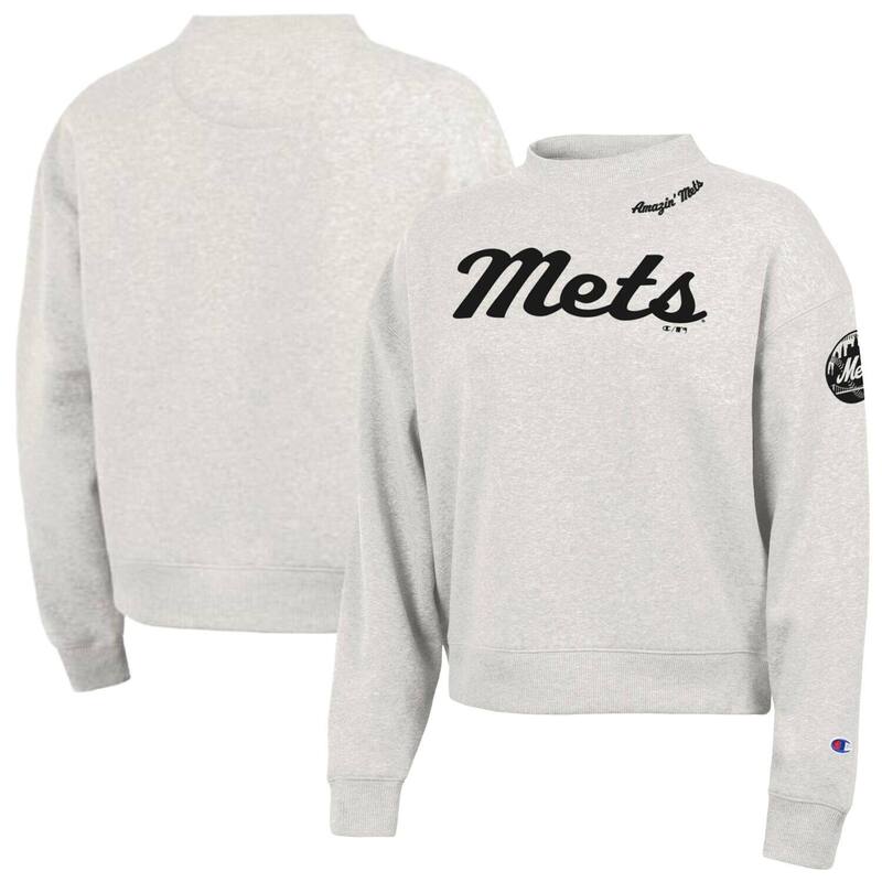 チャンピオン レディース トップス Tシャツ スウェット Women's Champion Stonew York Mets Triumph Tri-Blend Sweatshirt Met Multi マルチカラー