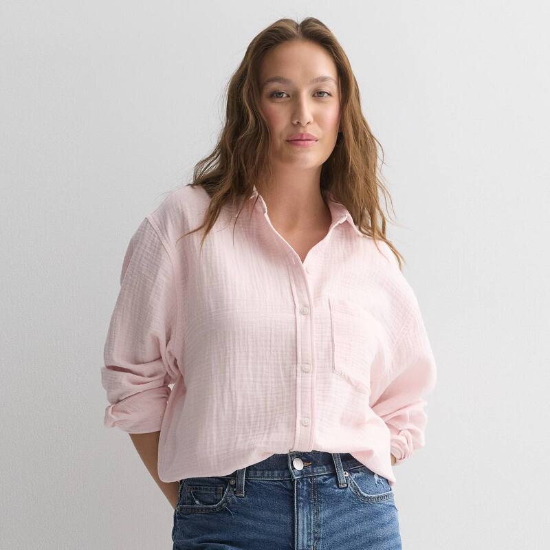 エスオー レディース トップス プルオーバー Juniors\u0027 SO Long Sleeve Shirt Pink Fluff サクラ色