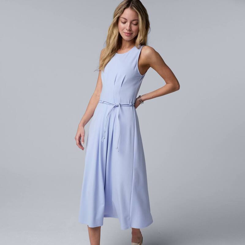 ヴェラウォン レディース トップス ワンピース Women'simply Vera Wang Seamed Ponte Dresstella Peri