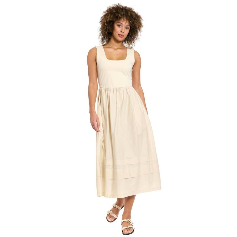 ロンドンタイムス レディース トップス ワンピース ニット Women's London Timesquare Necknitank Dress Ivory アイボリー