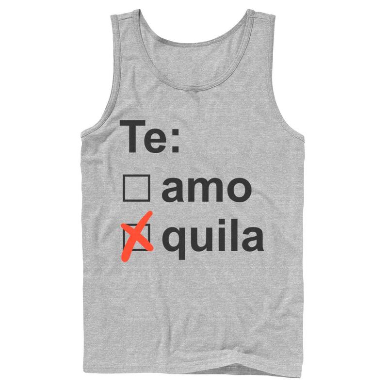 アニメキャラクター レディース トップス Tシャツ Licensed Character Men's Gonzales Tequilla Check Listank Top Athletic Heather ヘザー