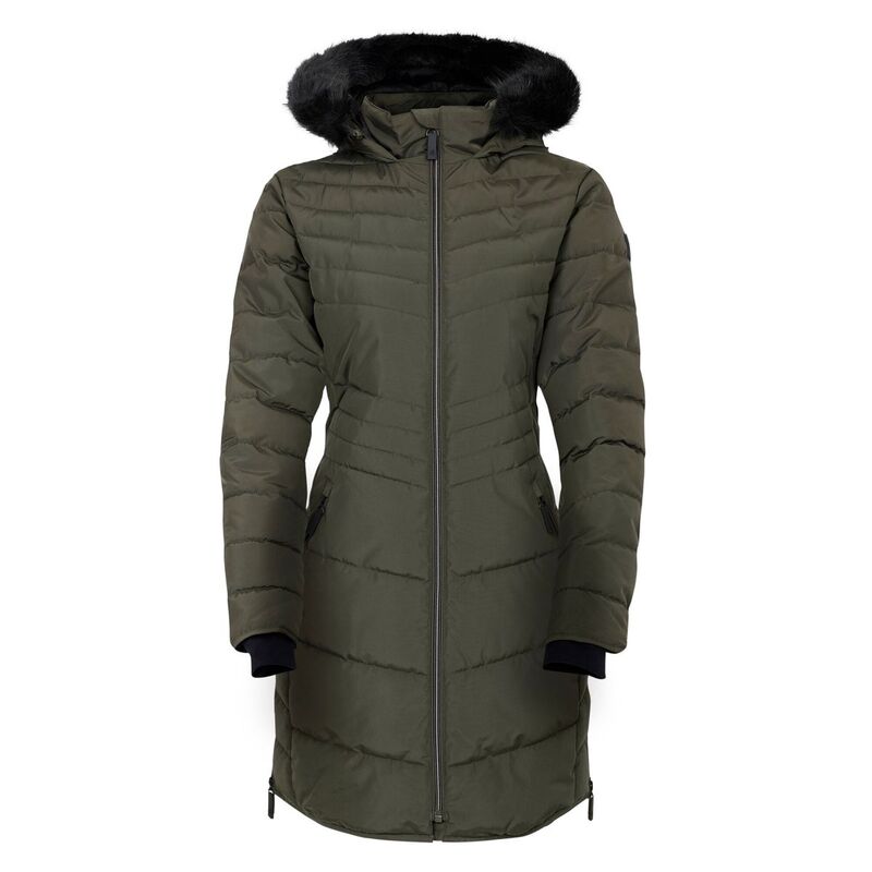 デアツービー レディース アウター ジャケット・ブルゾン Dare 2B Womens/Ladiestriking IIII Mid Length Padded Jacket Darkhaki カーキ