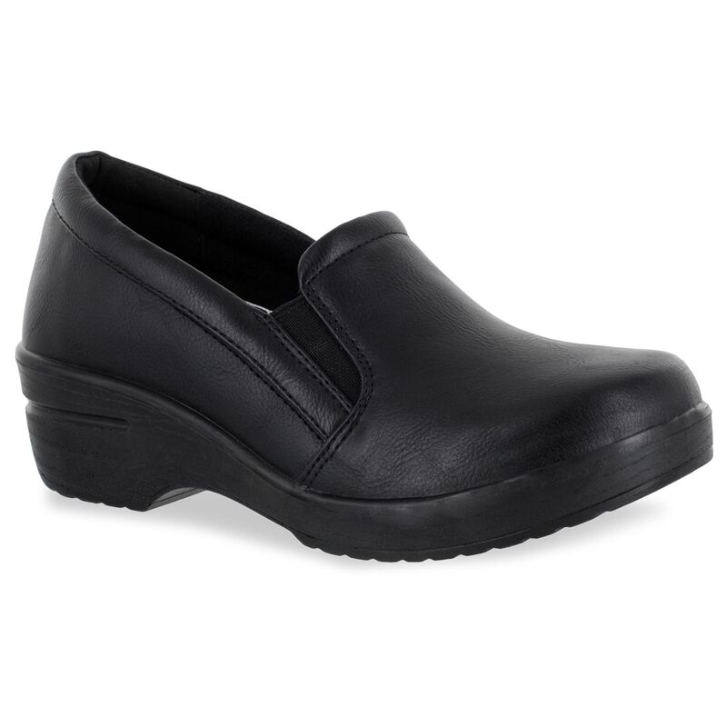 イージーストリート レディース シューズ サンダル Easy Works by Easy Street Leeza Women\u0027s Work Clogs Black 黒いこと 靴-レディース靴