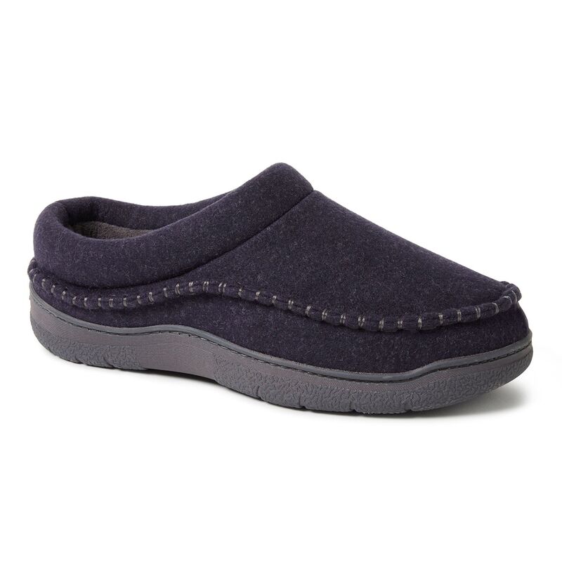 ディアフォームズ メンズ シューズ サンダル ウール Dearfoams Thompson Wool Blend Men's Clog Slippers Navy ネイビー｜ReVida 店