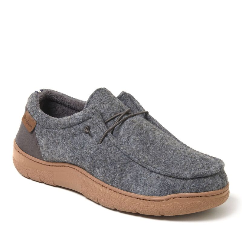 ディアフォームズ メンズ シューズ サンダル Dearfoams Bennett Men's Chukka Slippers Dark Heather Gray グレー|ReVida 店