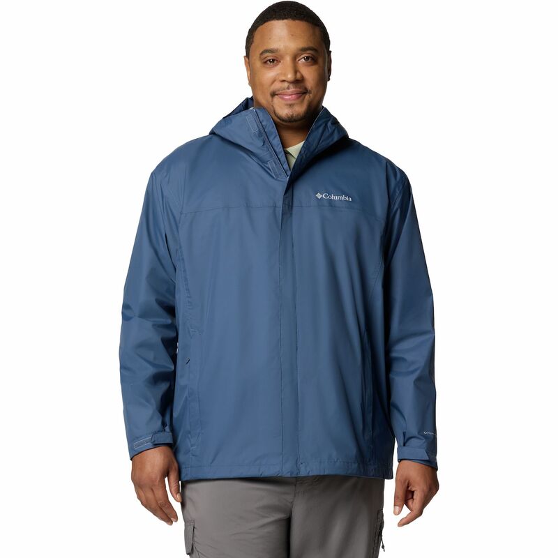 コロンビア レディース アウター ジャケット・ブルゾン トール Big & Tall Columbia Watertight II Omni-Techooded Packable Jacket Dark Mountain