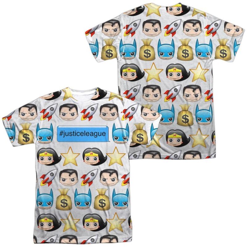 アニメキャラクター レディース トップス Tシャツ Licensed Character Dcomics Hashtag Short Sleeve Adult Poly Crew T-shirt White ホワイト