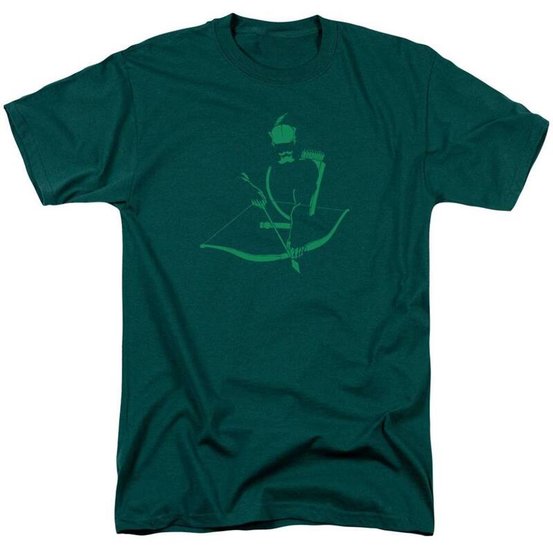 アニメキャラクター レディース トップス Tシャツ Licensed Character Dcomics Arrow Min Short Sleeve Adult-shirt Hunter Green グリーン