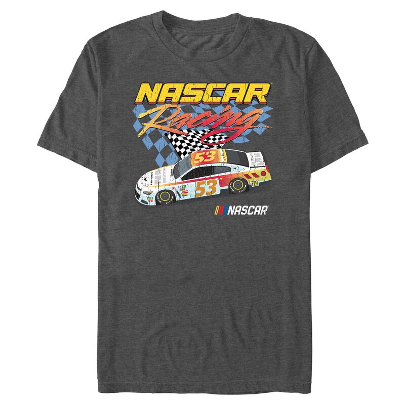 アニメキャラクター レディース トップス Tシャツ トール グラフィック Licensed Character Big & Tall NASCARacingraphic Tee Charcoal Heather チャコール