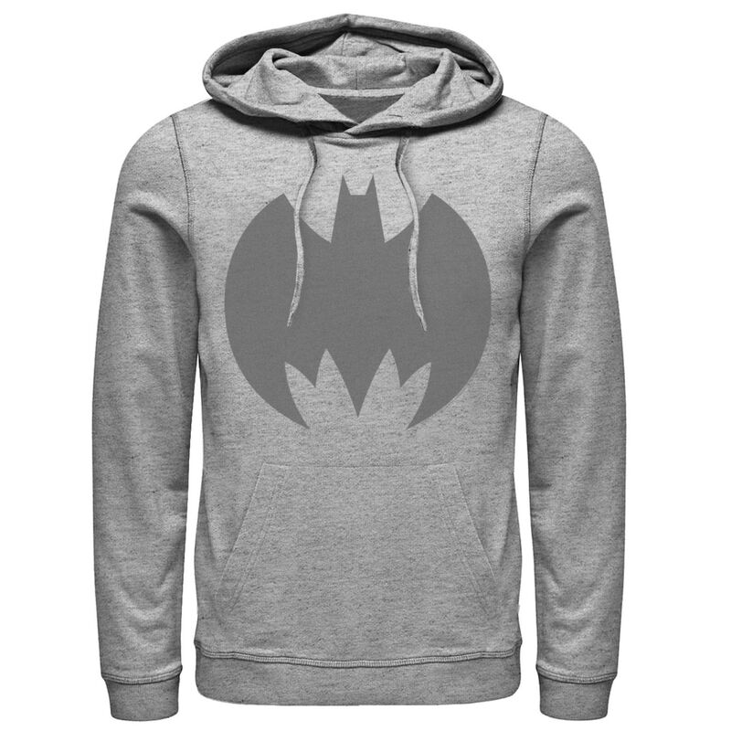 アニメキャラクター レディース トップス Tシャツ ロゴ パーカー Licensed Character Men's DComics Batman Large Chest Logo Hoodie Athletic Heather ヘザー 14,230円