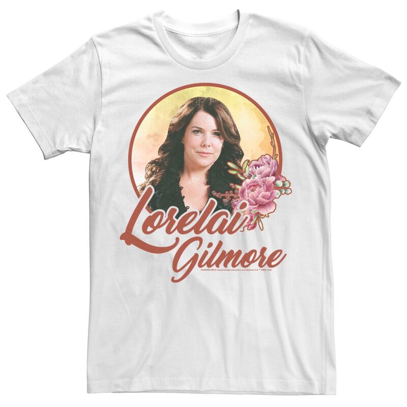 アニメキャラクター レディース トップス Tシャツ Licensed Character Men's Gilmore Girls Lorelai Gilmore Portraitee White ホワイト