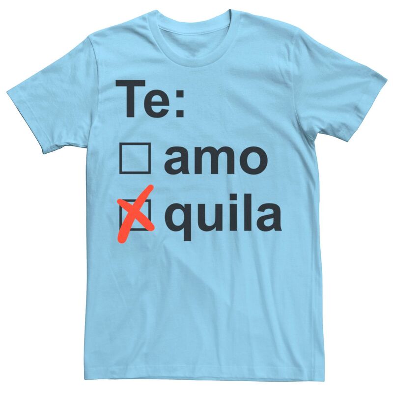 アニメキャラクター レディース トップス Tシャツ Licensed Character Men's Gonzales Tequilla Check Listee Light Blue ブルー