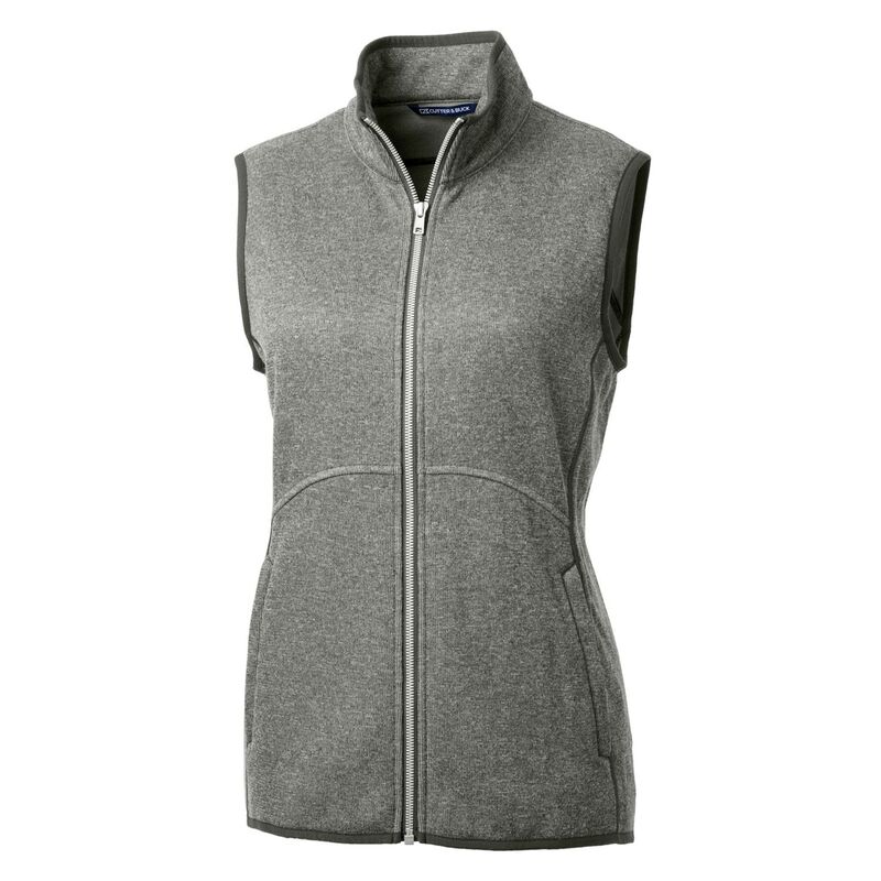 カッターアンドバック レディース アウター ジャケット・ブルゾン ベスト Cutter & Buck Mainsail Basic Womens Vest Polished Heather ヘザー