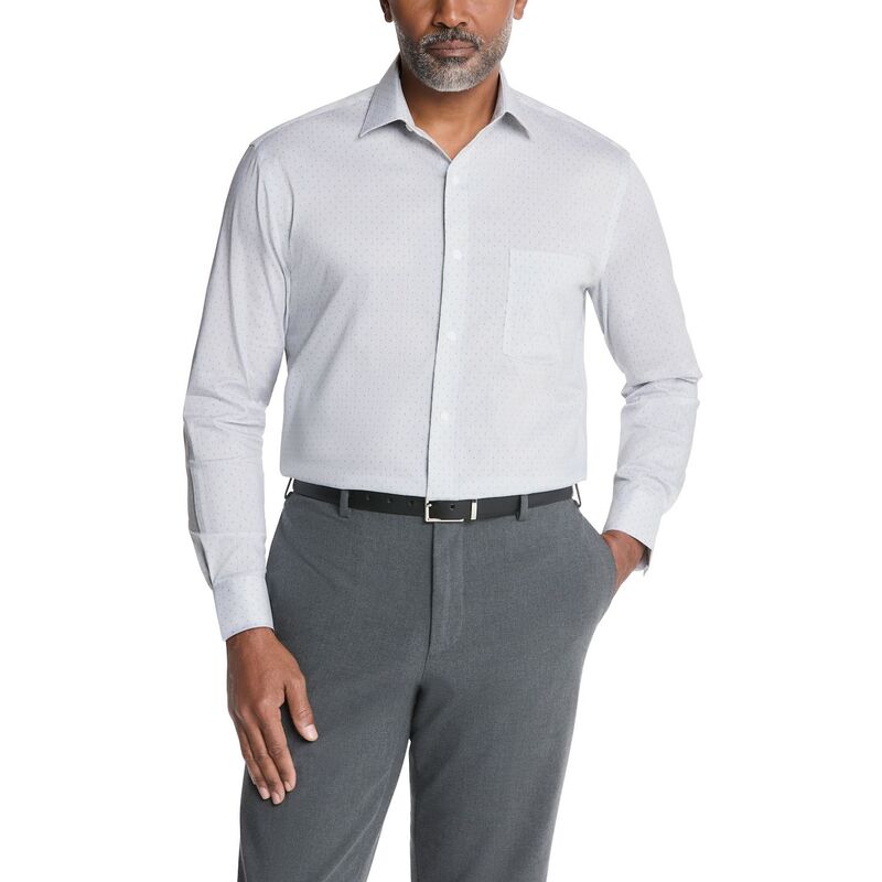 ヴァンハウセン レディース トップス Tシャツ Men's Van Heusen Regular-Fit Ultra Wrinkle Free Dresshirt Blue Rain ブルー｜ReVida 店