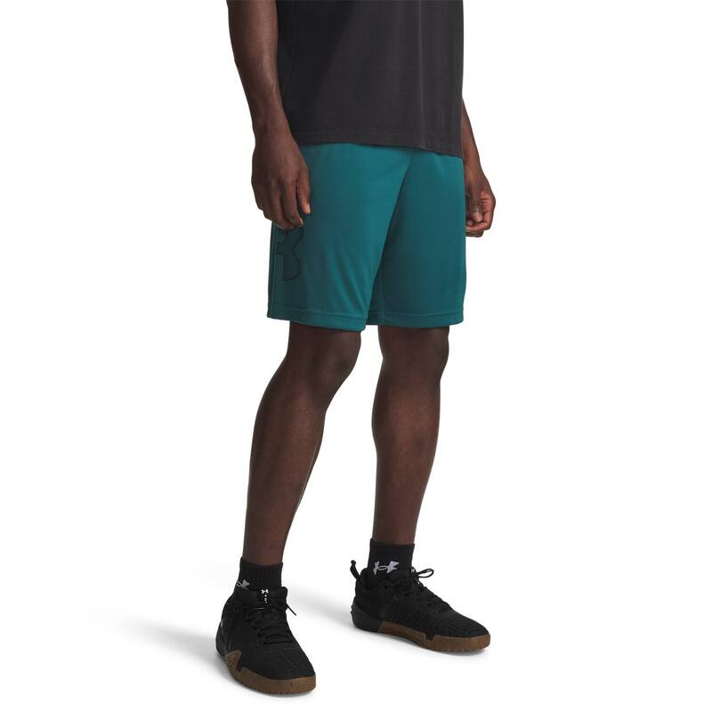 アンダーアーマー レディース ボトムス ハーフパンツ・ショーツ ショートパンツ グラフィック Men's Under Armour Tech Graphic Shorts Rack Green グリーン｜ReVida 店
