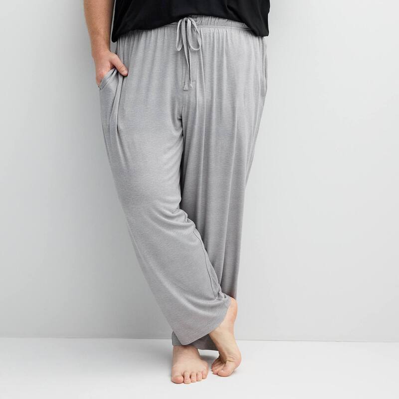 ソノマ レディース アンダーウェア ナイトウェア パンツ トール Big & Tall Sonoma Goods For Life Supersoft Pajama Pants Light Gray Space Dye グレー