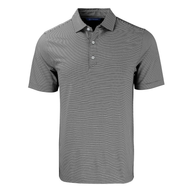 裁断師アンドうしろ側 レディース トップス プルオーバー スポーツシャツ トール Cutter \u0026 Buck Forgeco Double Stripe Stretch Recycled Mens Big \u0026Tall Polo Black 黒いこと