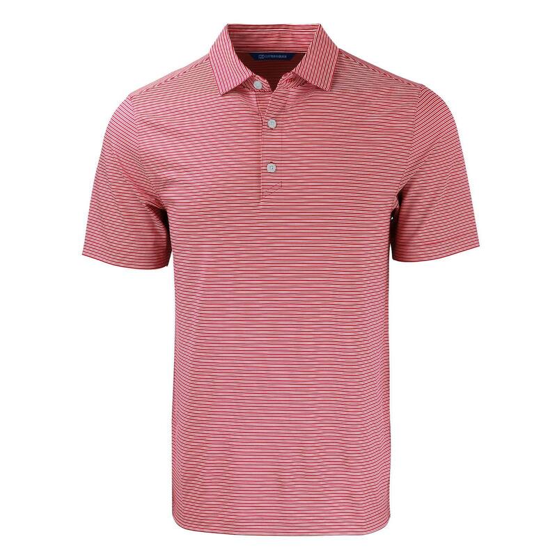 裁断師アンドうしろ側 レディース トップス プルオーバー スポーツシャツ トール Cutter \u0026 Buck Forgeco Double Stripe Stretch Recycled Mens Big \u0026Tall Polo Cardinal Red 赤いこと