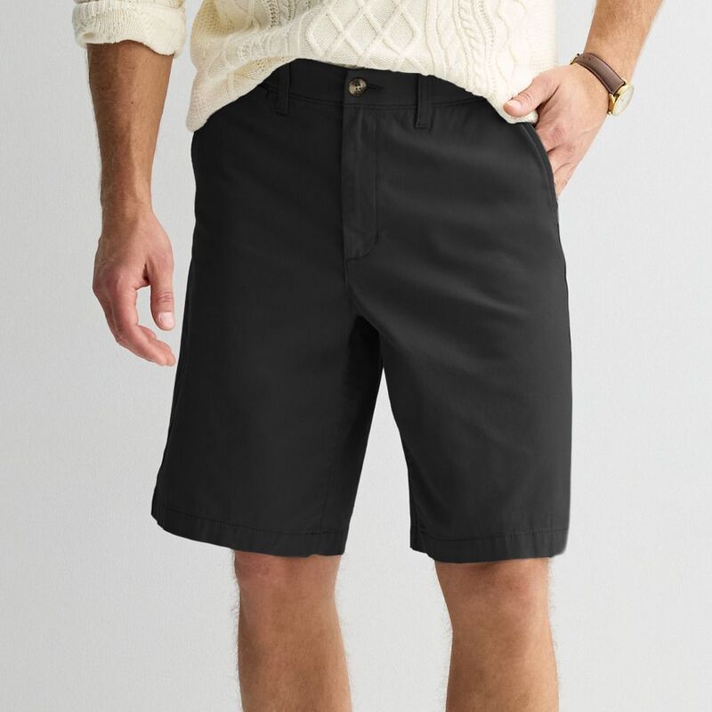 ソノマ レディース ボトムス ハーフパンツ・ショーツ ショートパンツ Men'sonoma Goods For Life FLEXWEAR Flat Front Shorts Black ブラック|ReVida 店