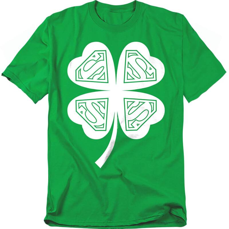 アニメキャラクター レディース トップス Tシャツ トール グラフィック Licensed Character Big & Tall DComicsuperman Super Clover Graphic Tee Bright Green グリーン