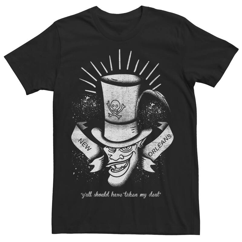 ディズニー レディース トップス Tシャツ Men's Disney's The Princess And The Frog Dr Facilier Deal Tee Black ブラック