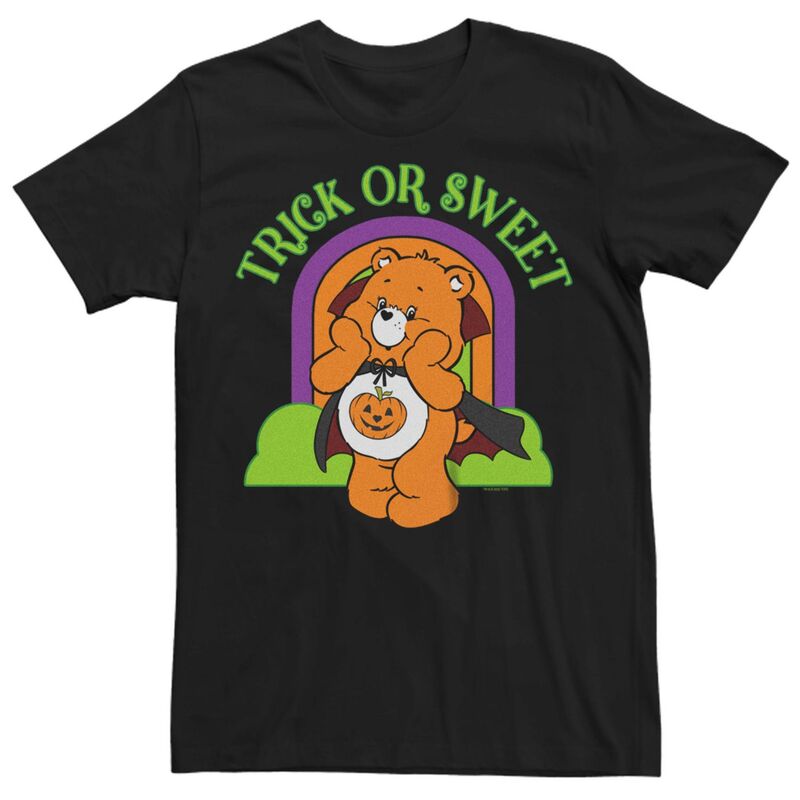 アニメキャラクター レディース トップス Tシャツ トール グラフィック Licensed Character Big & Tall Care Bears Trick Or Sweet Graphic Tee Black ブラック