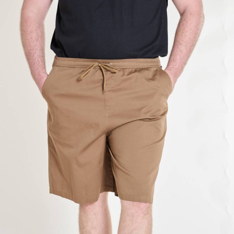 クイックシルバー レディース ボトムス ハーフパンツ・ショーツ トール ショートパンツ Big & Tall Quiksilver Men's Elastic Waist Shorts Khaki カーキ|ReVida 店