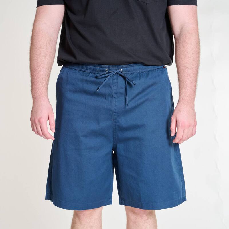 クイックシルバー レディース ボトムス ハーフパンツ・ショーツ トール ショートパンツ Big & Tall Quiksilver Men's Elastic Waist Shorts Navy ネイビー