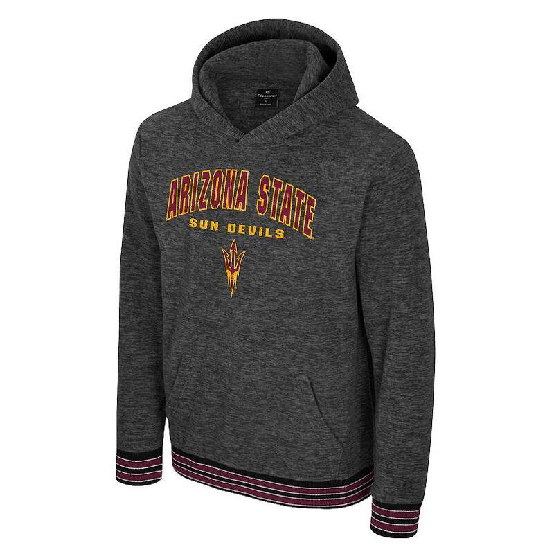 コロシアム メンズ トップス Tシャツ パーカー Men's Colosseum Arizona State Sun Devils Luther Polar Fleeece Hoodie No Color