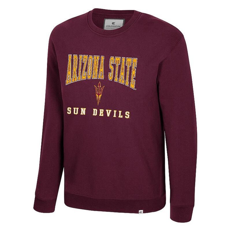 アンブランデッド メンズ トップス Tシャツ スウェット フリース Unbranded Men's Colosseum Arizona State Sun Devils High School Reunion Fleece Crew Sweatshirt No Color