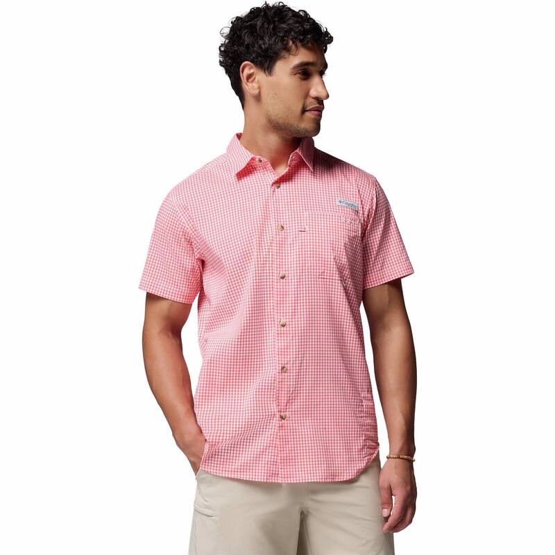 コロンビア レディース トップス Tシャツ Men's Columbia Harbor Peak Short Sleeve Shirt Melonade