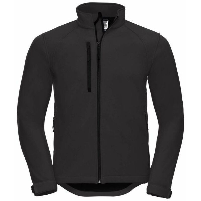 ラッセルアスレチック レディース アウター ジャケット・ブルゾン Russell Athletic Russell Mens Wateresistant & Windproof Softshell Jacket Black ブラック｜ReVida 店