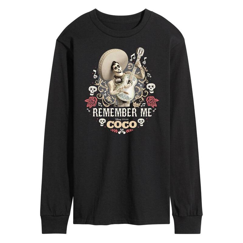 ディズニー ピクサー レディース トップス Tシャツ Men's Disney / Pixar's Coco Remember Mernesto Tee Black ブラック