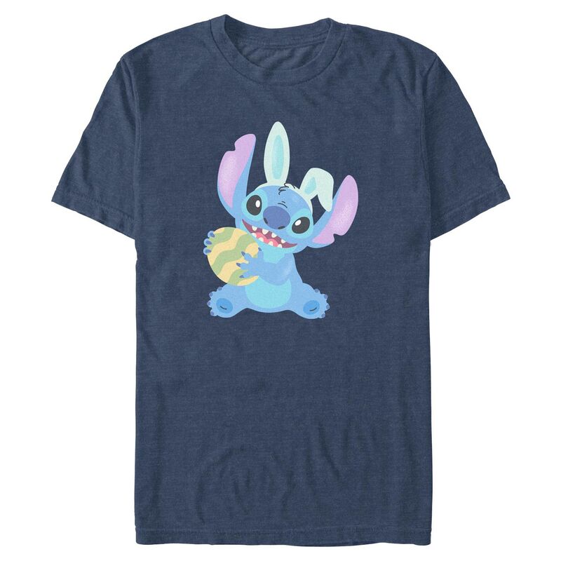 ディズニー レディース トップス Tシャツ トール グラフィック Big & Tall Disney'stitch Easter Egg Hunt Graphic Tee Navy Heather ヘザー 6,735円