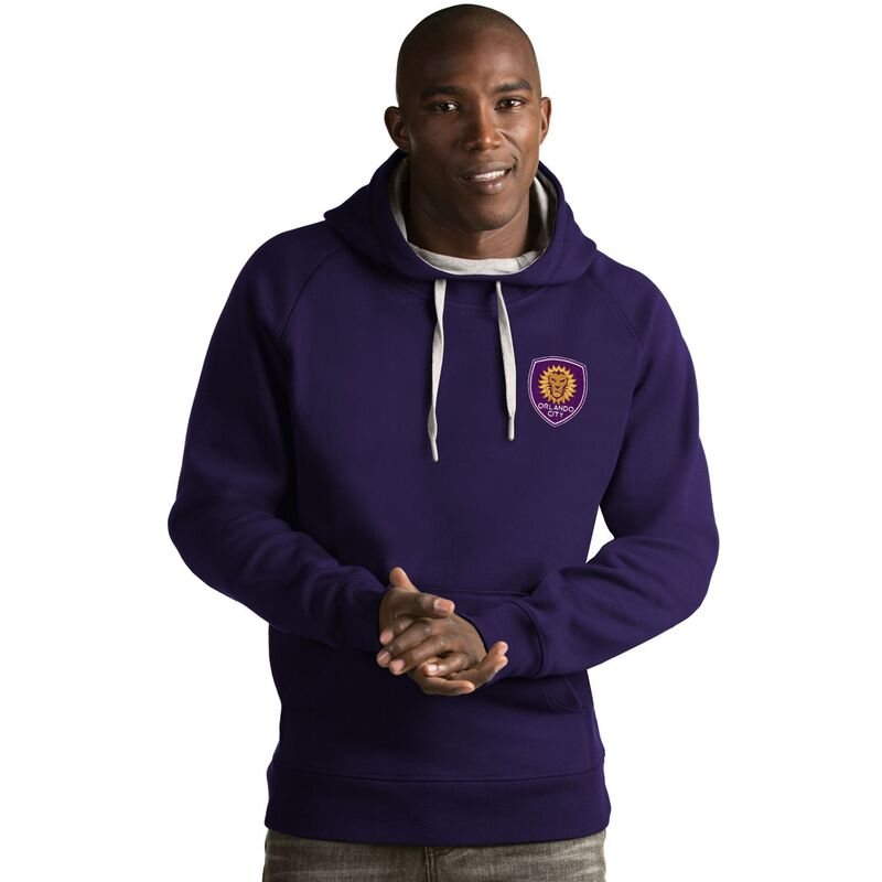 アンティグア レディース トップス Tシャツ パーカー Men's Antigua Orlando City SC Victory Pullover Hoodie Orf Purple パープル 14,746円