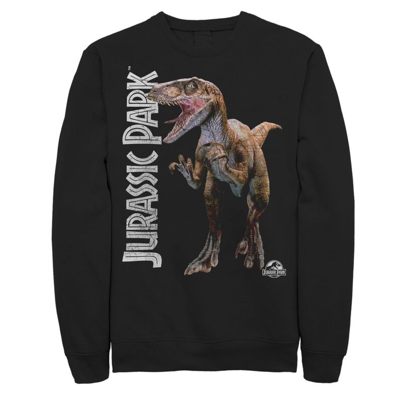 アニメキャラクター レディース トップス Tシャツ グラフィック Licensed Character Men's Jurassic Park Graphic Pullover Black ブラック