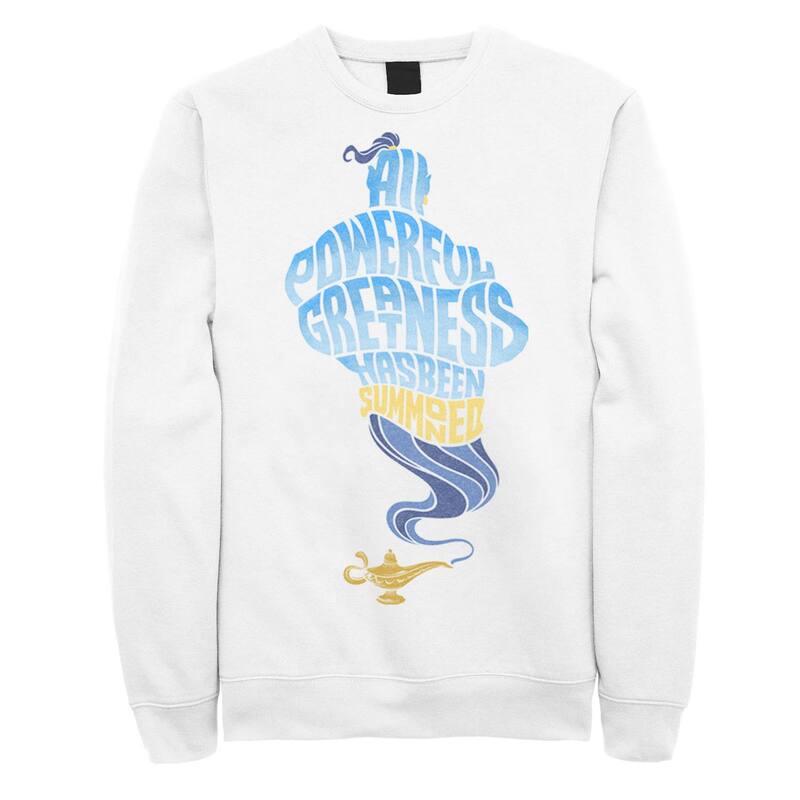 ウォルトディズニー レディース トップス プルオーバー Disney\u0027s Aladdin Men\u0027s All Powerful Greatness Tee White 白いこと