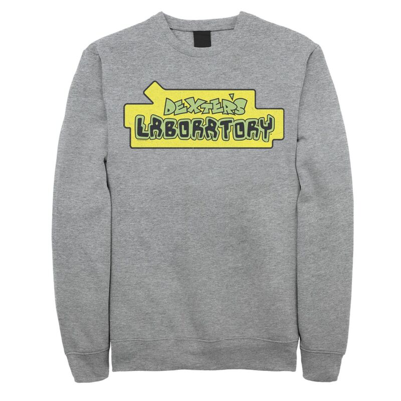 アニメ文字記号 レディース トップス プルオーバー ロゴタイプ フリース Licensed Character Men\u0027s Dexter\u0027s Laboratory Originalogo Fleece Top Athletic Heather ギョリュウモドキ