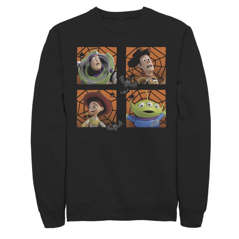 ディズニー ピクサー レディース トップス Tシャツ スウェット Disney / Pixar's Toy Story Men's Halloween Character Squaresweatshirt Black ブラック