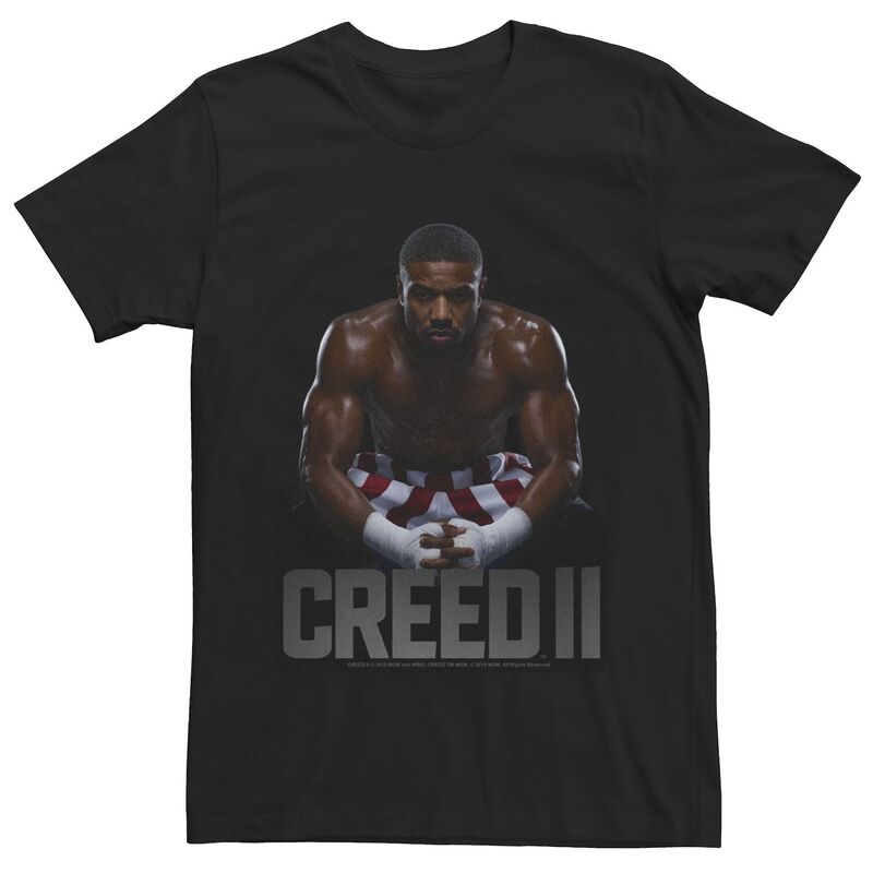 アニメキャラクター レディース トップス Tシャツ Licensed Character Men's Creed 2 Creed Is Ready Poster Tee Black ブラック