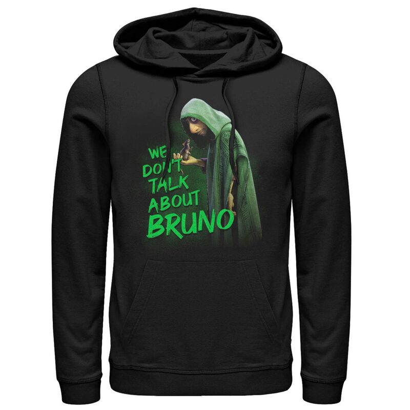 ウォルトディズニー レディース トップス プルオーバー パーカー Disney\u0027s Encanto Men\u0027s We Don\u0027talk About Bruno Hoodie Black 黒いこと