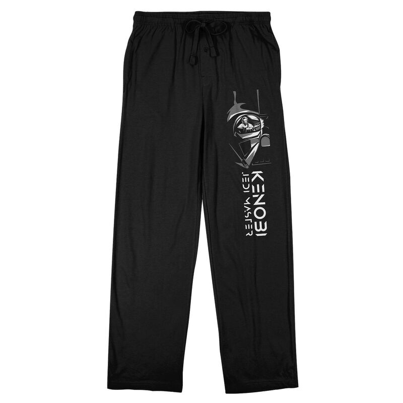アニメキャラクター レディース アンダーウェア ナイトウェア パンツ Licensed Character Men'star Wars Obi-Wan vs Vader Pajama Pants Black ブラック｜ReVida 店