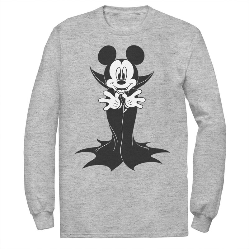 ディズニー レディース トップス Tシャツ トール グラフィック Disney Big & Tall Mickey Mouse In Vampire Costume Graphic Tee Athletic Heather ヘザー 7,205円