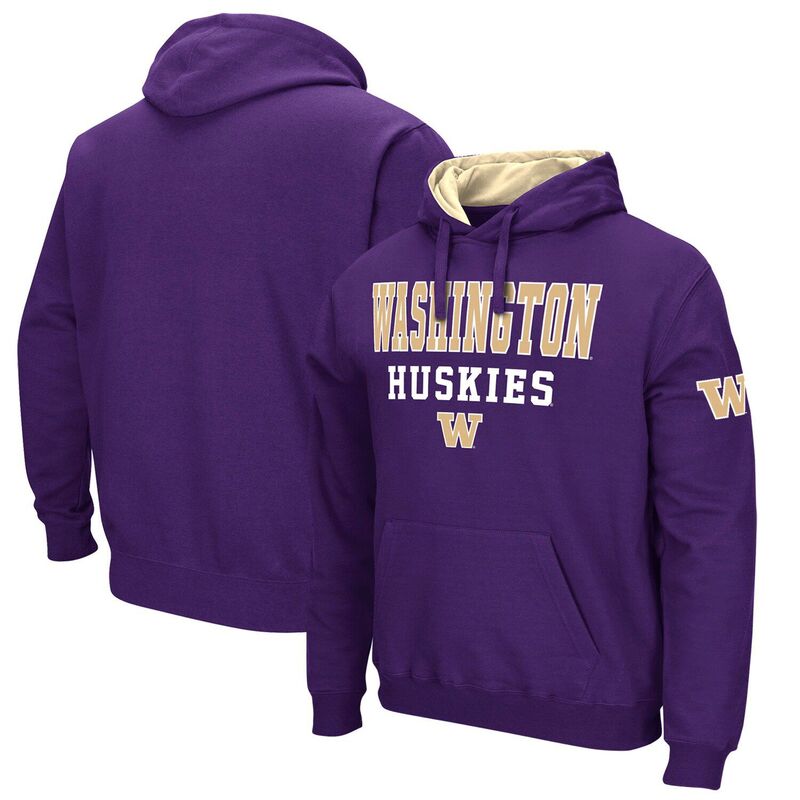 コロシアム レディース トップス Tシャツ パーカー Men's Colosseum Purple Washington Huskiesunrise Pullover Hoodie Wsh Purple パープル