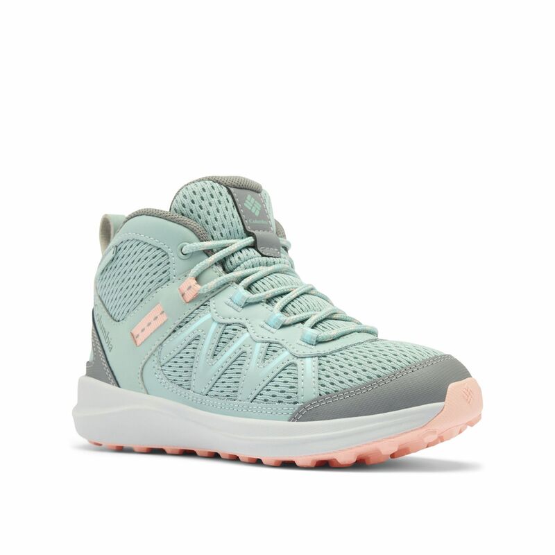 コロンビア レディース シューズ スニーカー Columbia Kids Peakfreak Rush Mid Waterproof Hiking Shoes Crushed Blue ブルー